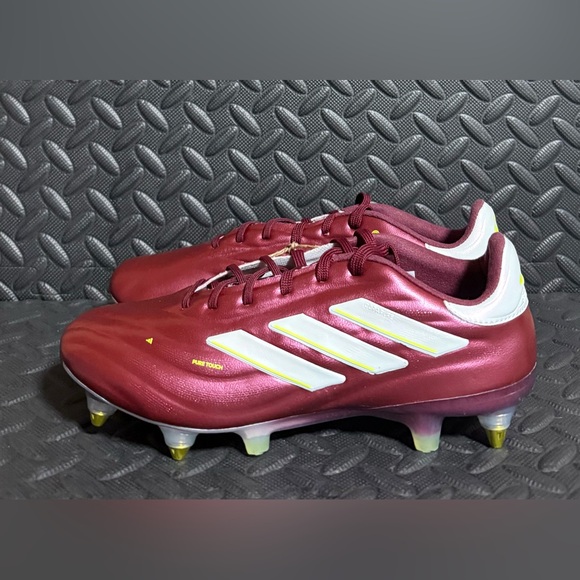 Adidas Copa Pure 2 Elite Soccer Cleats Burgundy Mens Size 6.5 Womens Size 7.5 - Picture 3 of 5
